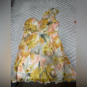 SHEIN one shoulder dress